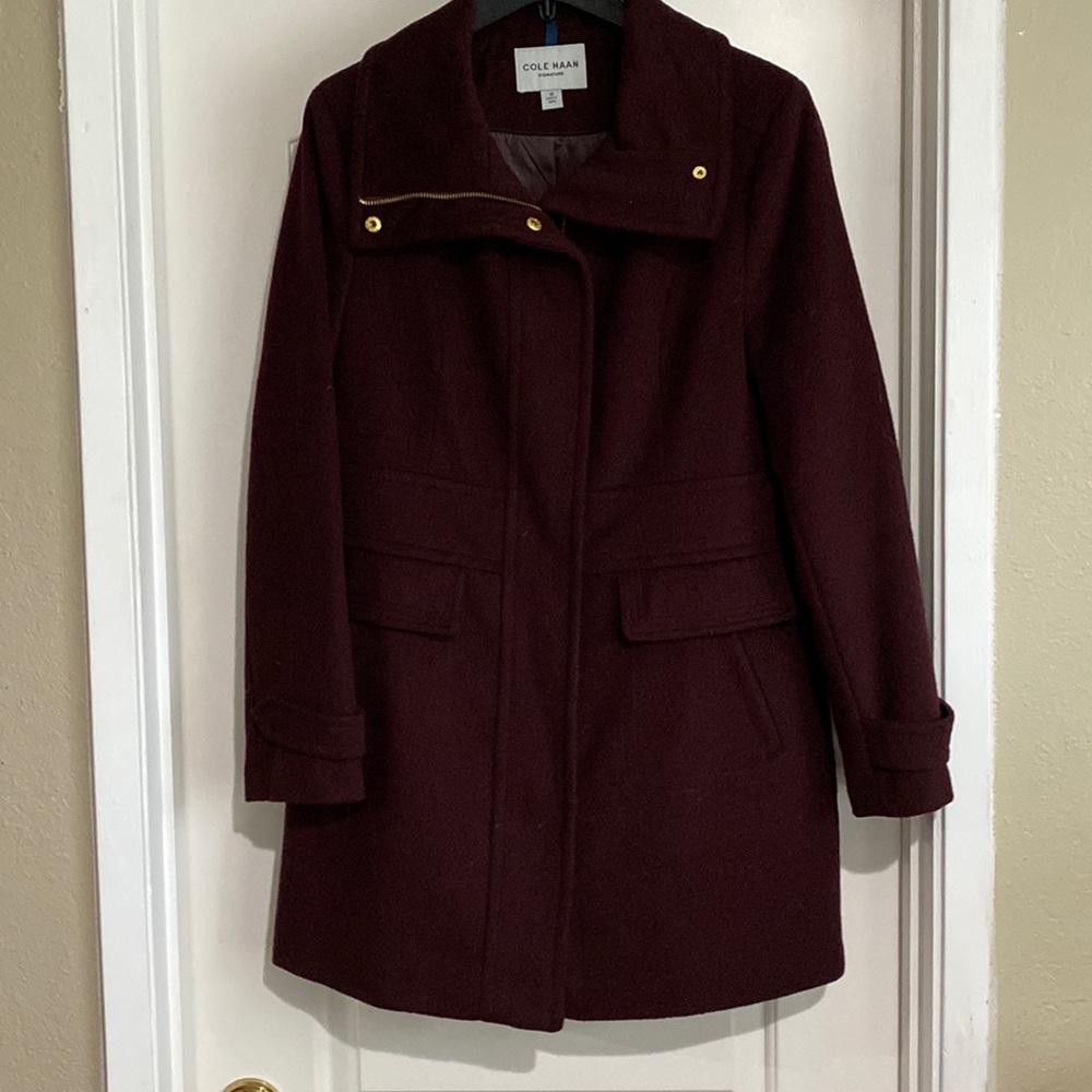 Cole Haan Wool Peacoat